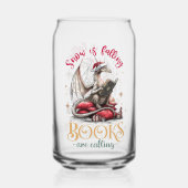 Snow Is Falling, Books Are Calling  ガラス缶 (正面)