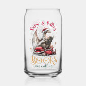 Snow Is Falling, Books Are Calling  ガラス缶 (裏面)