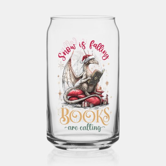 Snow Is Falling, Books Are Calling  ガラス缶 (裏面)