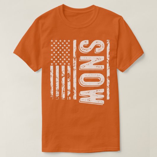 Snow Last Name Funny Surname Team Snow Family  Tシャツ (デザイン正面)