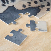 Snow Leopard Big Cat Puzzle Box for Kids & Adults  ジグソーパズル (側面)