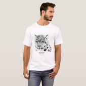 Snow leopard tシャツ (正面フル)