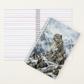 Snow Leopard Totem Journal – Fine Art Wildlife  ノートブック (内側)