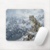 Snow Leopard Totem Mousepad - Fine Art Wildlife De マウスパッド (マウス)