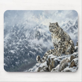 Snow Leopard Totem Mousepad - Fine Art Wildlife De マウスパッド