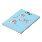 Snow Leopards ノートパッド (回転)