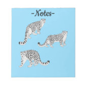 Snow Leopards ノートパッド (正面)