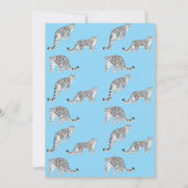 Snow Leopards Thank you Card 招待状 (裏面)