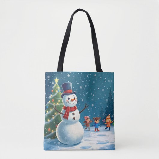 Snow Man トートバッグ (正面)