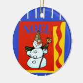 Snow Man, Noel，追加，編集文字 セラミックオーナメント (左)