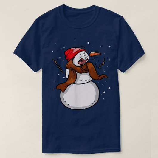Snow Man sneeze  Tシャツ (デザイン正面)
