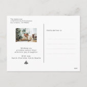 Snow Merry Christmas 2フォトポストカード シーズンポストカード (裏面)