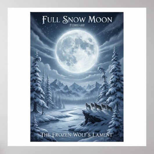 SNOW MOON ポスター (正面)