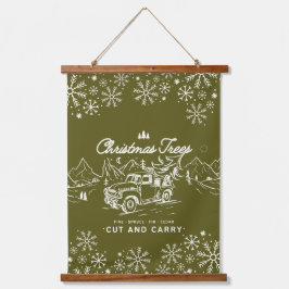 Snow Mountain Harvest 吊り下げ型タペストリー