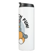 Snow Much Fun Cat Winter Holiday Design タンブラー (回転右)