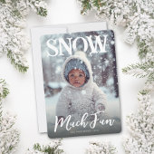 Snow Much Fun Winter Photo シーズンカード