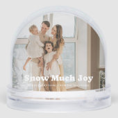 Snow Much Joy Playful Quote Photo (裏面)