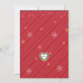 Snow much laughter Snow much Fun, 1st Birthday 招待状 (裏面)