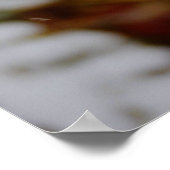 Snow on Red Leaves ポスター (角)