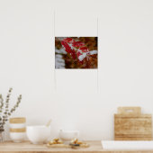 Snow on Red Leaves ポスター (キッチン)