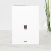 Snow People Anniversary Card カード (裏面)