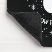 Snow Problemo Funny Christmas Snowman  マウスパッド (コーナー)