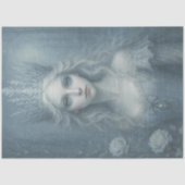 Snow Queen Enchantress Gothic Winter Decoupage 薄葉紙 (正面)