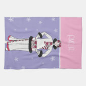 Snow Queen Personalized キッチンタオル (横)