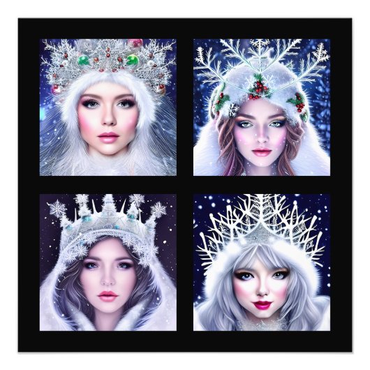 Snow Queens Winter Wonderland     フォトプリント (正面)