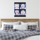 Snow Queens Winter Wonderland Wall Art Set キャンバスプリント (インサイチュ (寝室))