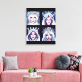 Snow Queens Winter Wonderland Wall Art Set キャンバスプリント (インサイチュ (リビング))