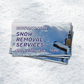 Snow removal services  名刺