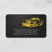 Snow Removal Services Professional 名刺 (裏面)