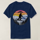 Snow Ski Loon Mountain Skiing Fields New Hampshire Tシャツ (デザイン正面)
