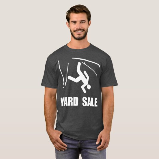 Snow Ski Yard Sale Funny Tシャツ (正面フル)
