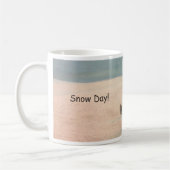 Snow Sledding コーヒーマグカップ (左)