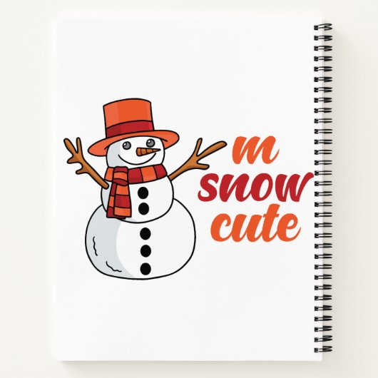 Snow Spiral Notebook ノートブック (裏面)