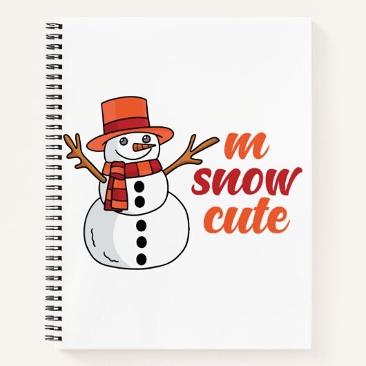 Snow Spiral Notebook ノートブック (正面)