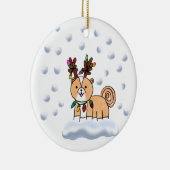 Snow Time with Pupeye Tree Ornament  セラミックオーナメント (右)