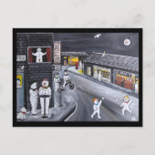 Snow Town Painting by Alfred Fox ポストカード (正面)