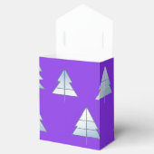 Snow Trees Elegant Winter フェイバーボックス (オープン)