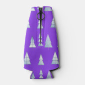 Snow Trees Elegant Winter ボトルクーラー (裏面)