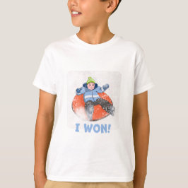 Snow Tubing Kids, I Won! Tシャツ