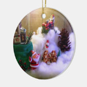 Snow Village -Terrarium Photo-  セラミックオーナメント (左)