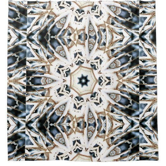 Snow Web シャワーカーテン (正面)