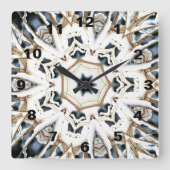 Snow Web スクエア壁時計 (正面)