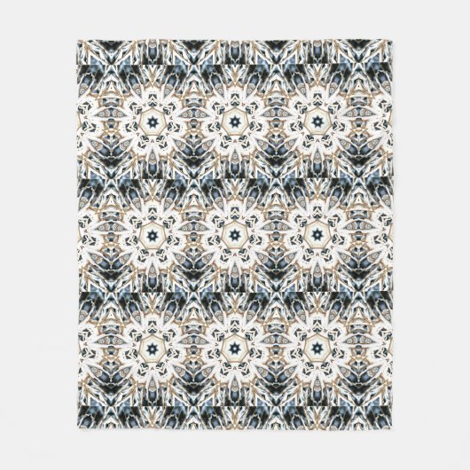 Snow Web フリースブランケット (正面)