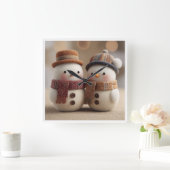 Snow White Enchanted Fairy Tale Design – Magical  スクエア壁時計 (ホーム)