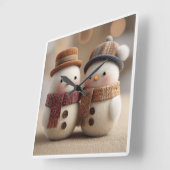 Snow White Enchanted Fairy Tale Design – Magical  スクエア壁時計 (傾斜)