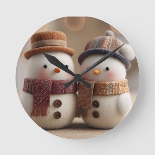 Snow White Enchanted Fairy Tale Design – Magical  ラウンド壁時計 (正面)